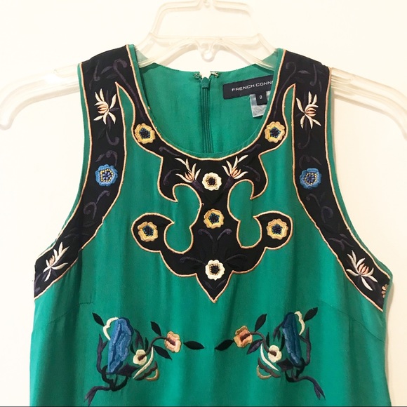 French Connection embroidered dress. - Picture 3 of 5